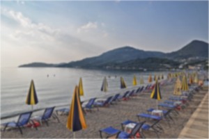 Messonghi beach in Corfu